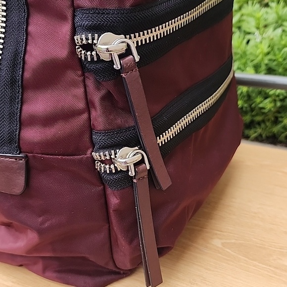 Marc Jacob’s Nylon Biker Backpack Burgundy main image 8